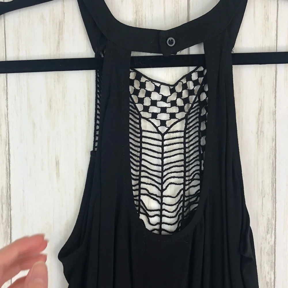 LF Millau crochet open back tank
